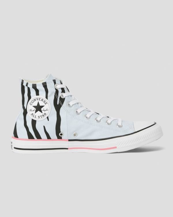 Converse Chuck Taylor All Star Sun Blocked Icon Print Sneakers High Blå | CV-603MDJ