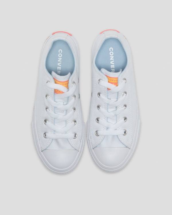 Converse Chuck Taylor All Star Sunny Side Print Sneakers Low Hvide | CV-619SZK