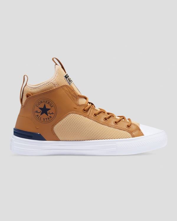 Converse Chuck Taylor All Star Ultra Sneakers High Brune | CV-569YFG