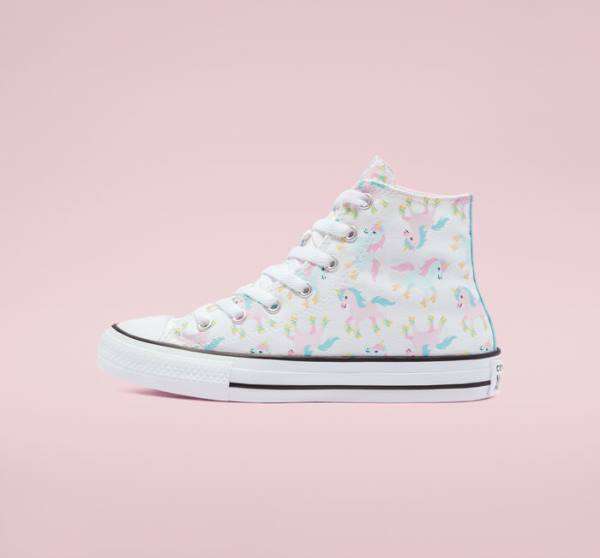 Converse Chuck Taylor All Star Unicons Sneakers High Hvide Flerfarvede Hvide | CV-697PAX