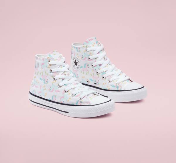 Converse Chuck Taylor All Star Unicons Sneakers High Hvide Flerfarvede Hvide | CV-697PAX