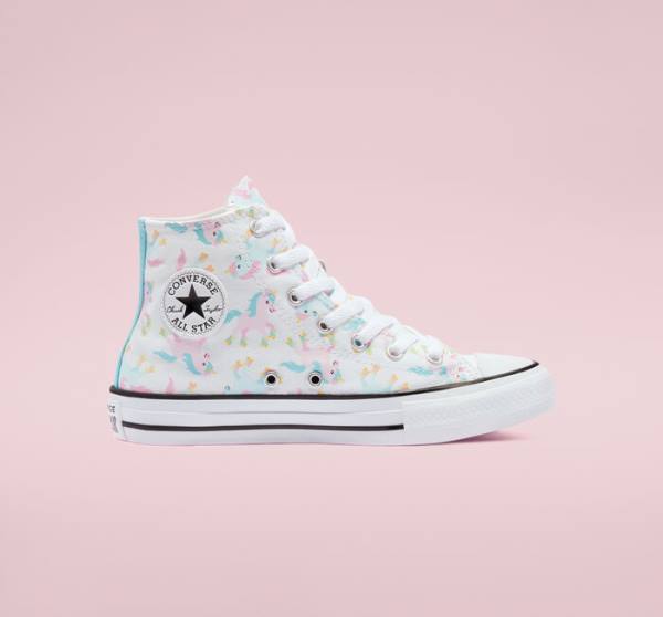 Converse Chuck Taylor All Star Unicons Sneakers High Hvide Flerfarvede Hvide | CV-697PAX