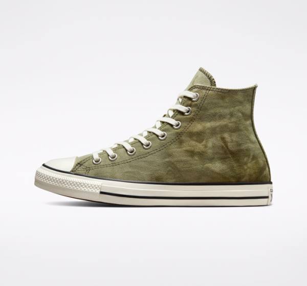 Converse Chuck Taylor All Star Washed Canvas Sneakers High Lyse | CV-709IKQ