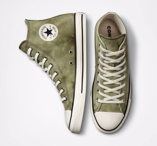 Converse Chuck Taylor All Star Washed Canvas Sneakers High Lyse | CV-709IKQ