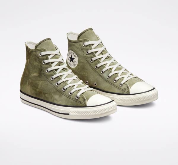 Converse Chuck Taylor All Star Washed Canvas Sneakers High Lyse | CV-709IKQ