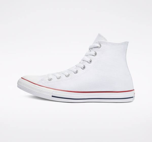 Converse Chuck Taylor All Star White Sneakers High Hvide | CV-305DLS