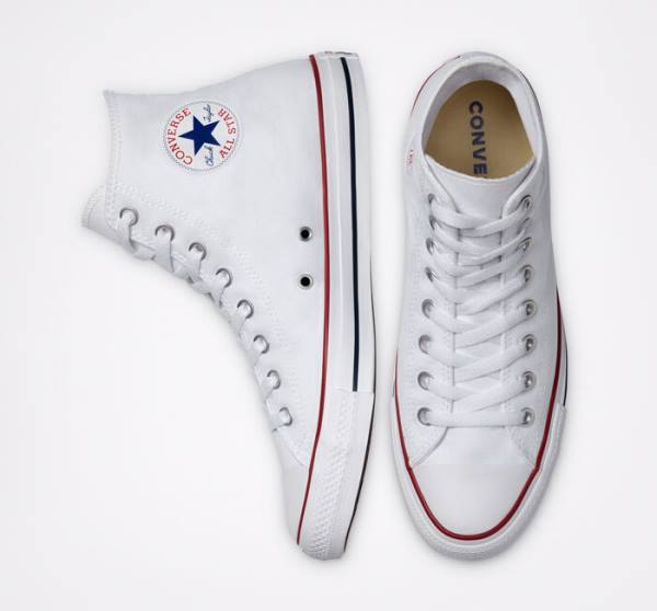 Converse Chuck Taylor All Star White Sneakers High Hvide | CV-305DLS