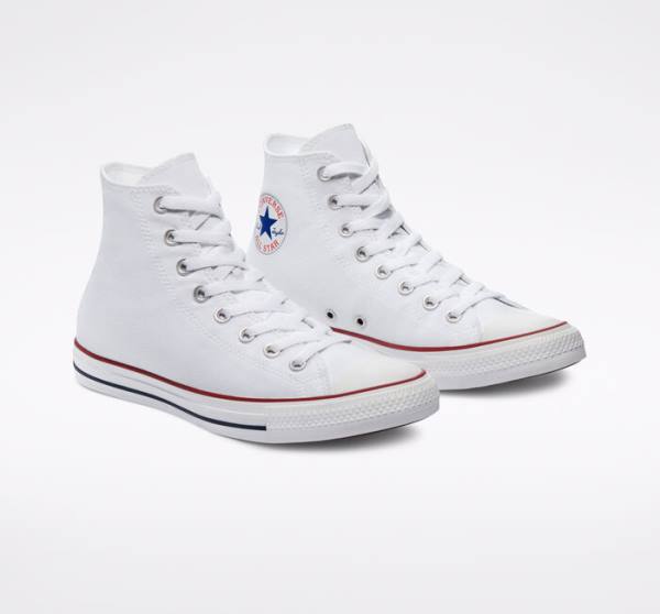 Converse Chuck Taylor All Star White Sneakers High Hvide | CV-305DLS