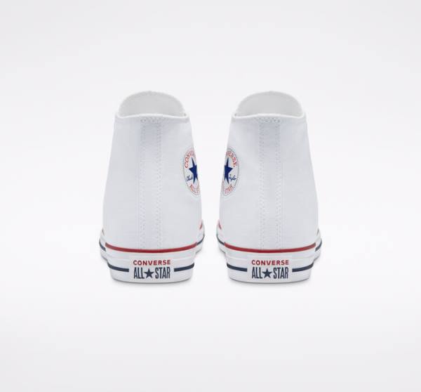 Converse Chuck Taylor All Star White Sneakers High Hvide | CV-305DLS