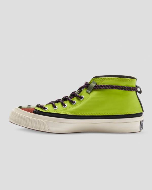 Converse Deck Star Zip Pale Putty Sneakers High Grøn | CV-601IJX