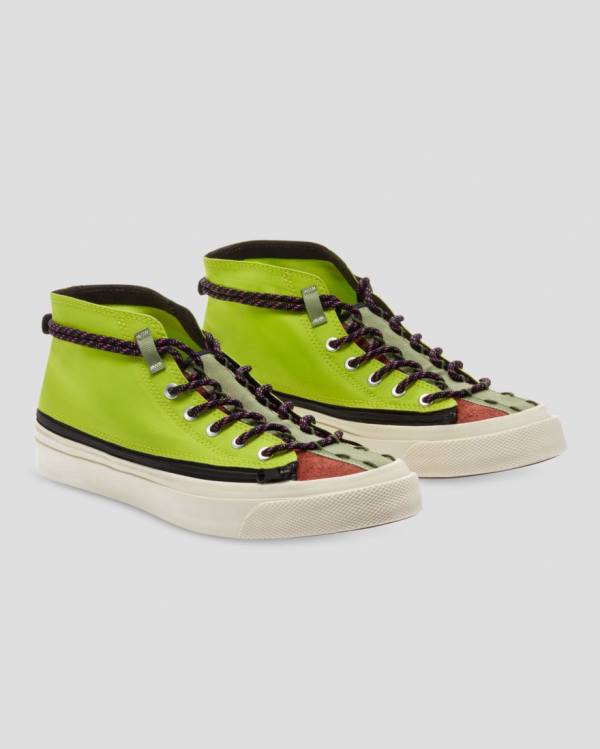 Converse Deck Star Zip Sneakers High Grøn | CV-216ZSU