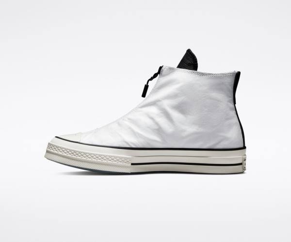 Converse Joshua Vides Chuck 70 Sneakers High Hvide Sort | CV-328BXY