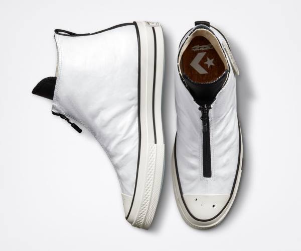 Converse Joshua Vides Chuck 70 Sneakers High Hvide Sort | CV-328BXY