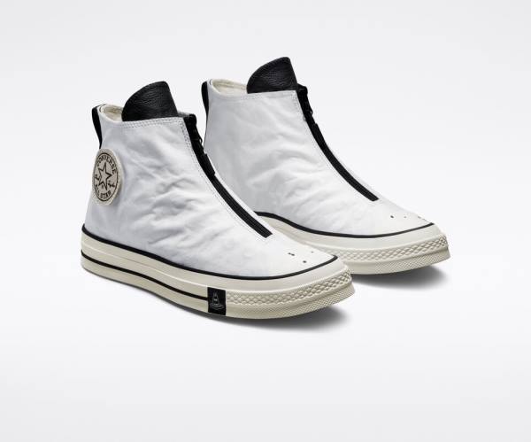 Converse Joshua Vides Chuck 70 Sneakers High Hvide Sort | CV-328BXY