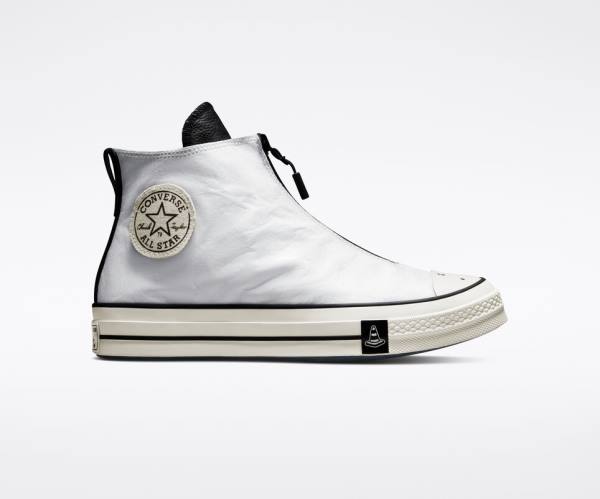 Converse Joshua Vides Chuck 70 Sneakers High Hvide Sort | CV-328BXY