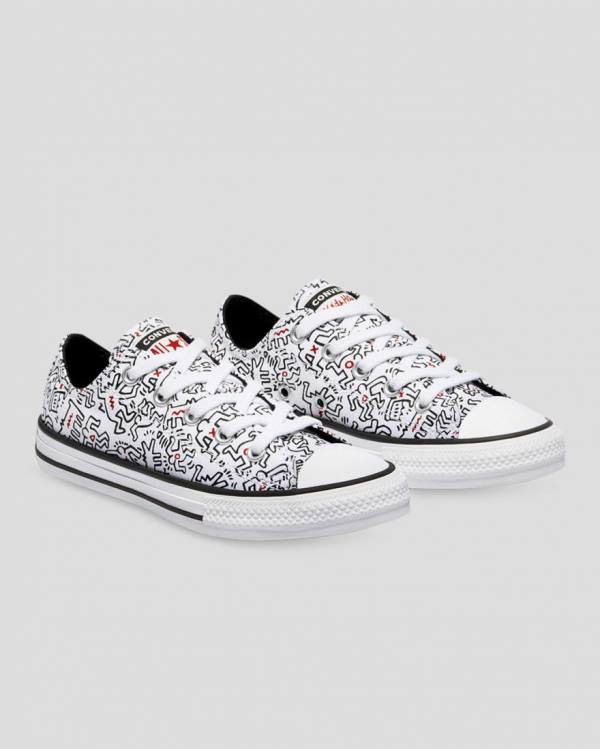 Converse Keith Haring Chuck Taylor All Star Sneakers Low Hvide | CV-625QSJ