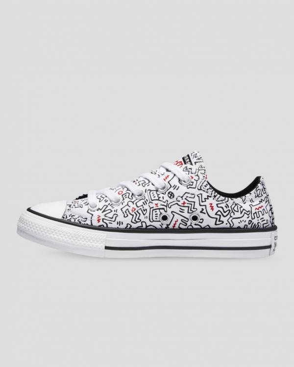 Converse Keith Haring Chuck Taylor All Star Sneakers Low Hvide | CV-625QSJ