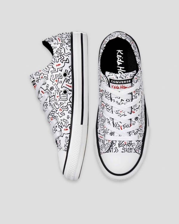 Converse Keith Haring Chuck Taylor All Star Sneakers Low Hvide | CV-625QSJ