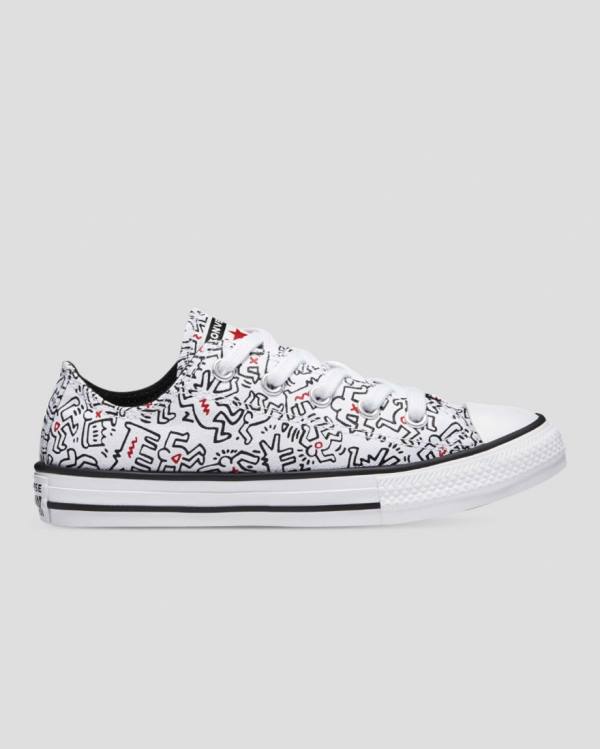 Converse Keith Haring Chuck Taylor All Star Sneakers Low Hvide | CV-625QSJ