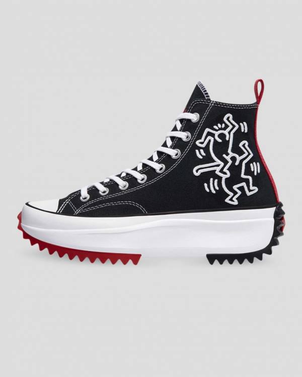 Converse Keith Haring Run Star Hike Sneakers High Sort | CV-367AMQ