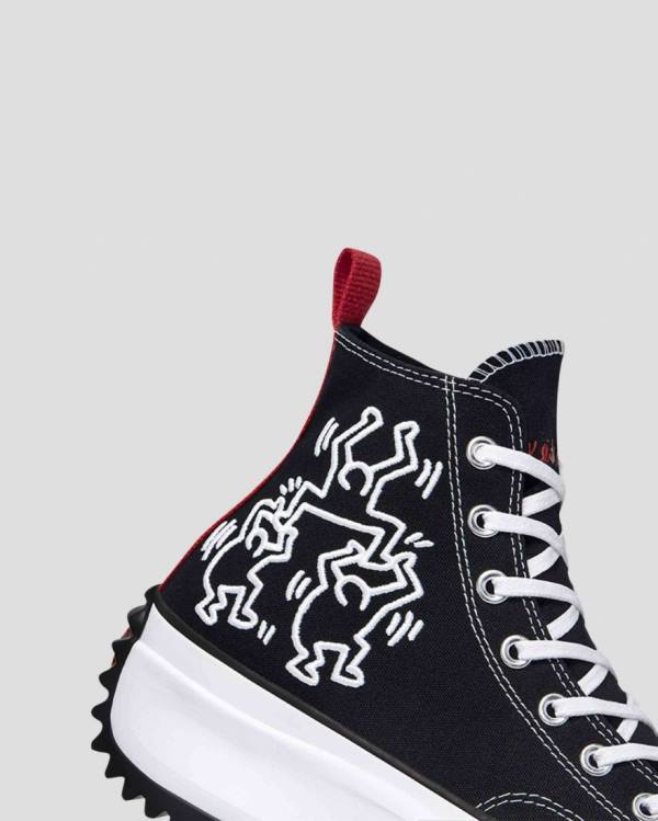 Converse Keith Haring Run Star Hike Sneakers High Sort | CV-367AMQ