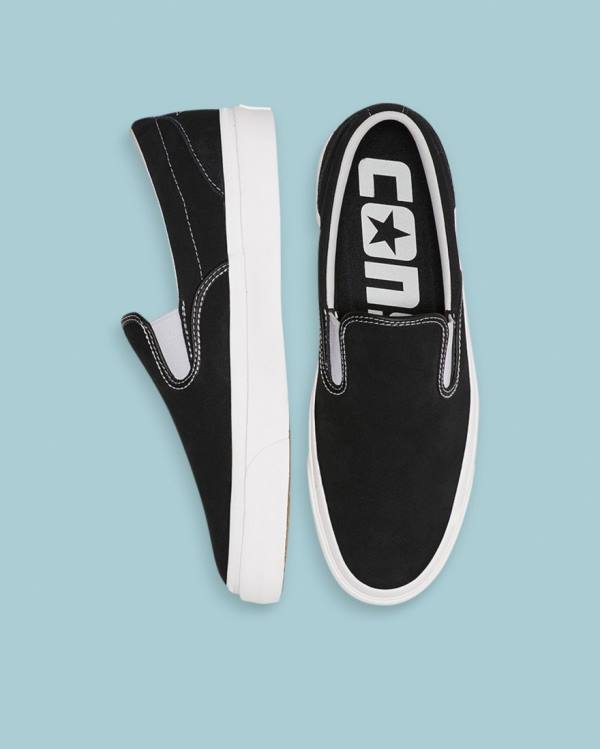 Converse One Star CC Slip On Sneakers Low Sort | CV-435UEO