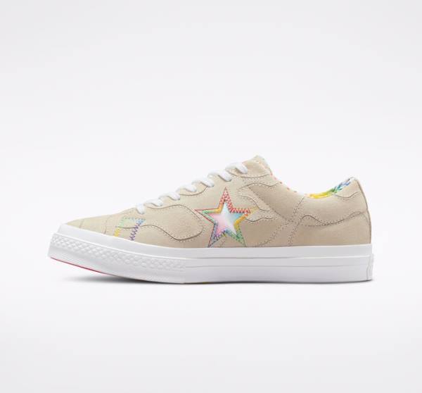 Converse One Star Pride Sneakers Low Rød | CV-714HRI