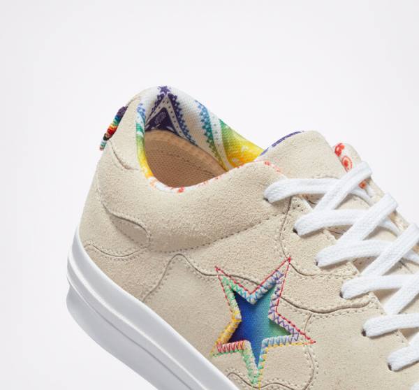 Converse One Star Pride Sneakers Low Rød | CV-714HRI