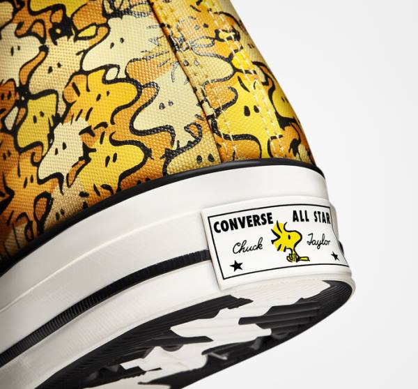 Converse Peanuts Chuck 70 Sneakers High Gul Guld | CV-125FGQ