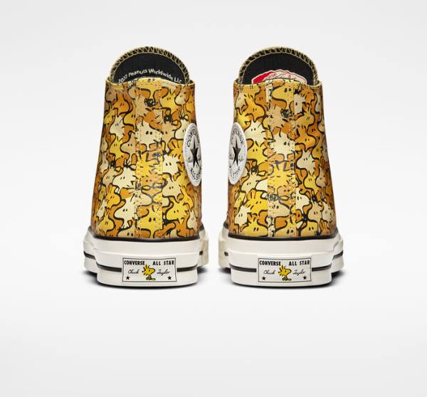 Converse Peanuts Chuck 70 Sneakers High Gul Guld | CV-125FGQ