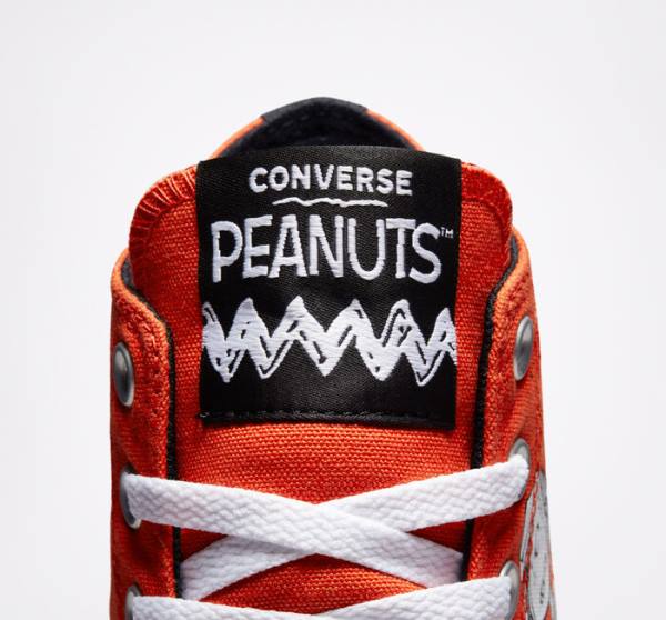 Converse Peanuts Chuck Taylor All Star Sneakers High Rød Sort Hvide | CV-678BFQ