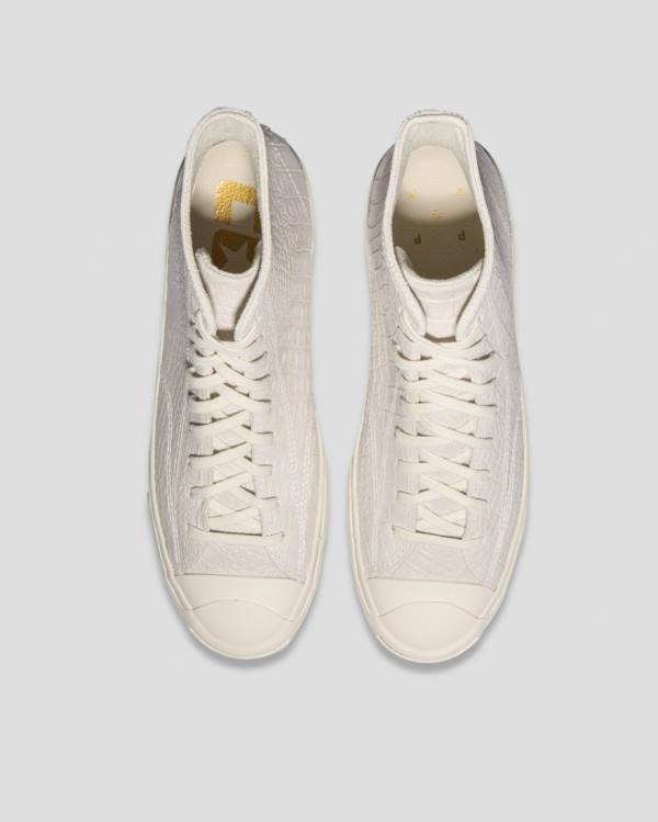 Converse Pop Trading Co Jack Purcell Pro Sneakers High Beige | CV-394AHE