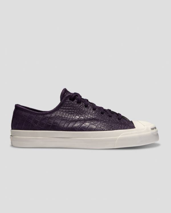 Converse Pop Trading Co Jack Purcell Pro Sneakers Low Lilla Sort | CV-703JTC