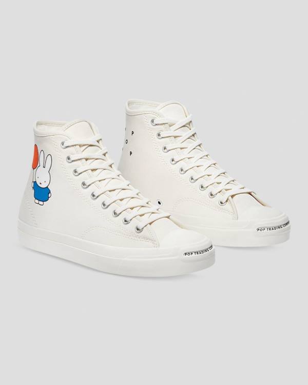 Converse Pop Trading Miffy Jack Purcell Pro Sneakers High Beige | CV-794GMY