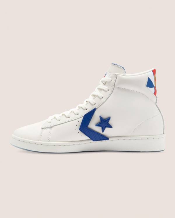 Converse Pro Læder Birth Of Flight Sneakers High Hvide | CV-124MVE