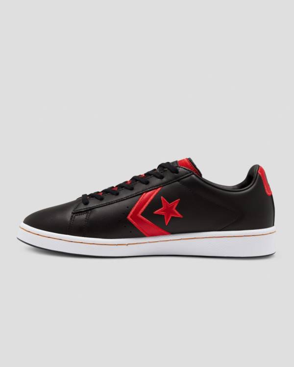 Converse Pro Læder Bleeding Colours Sneakers Low Sort | CV-346OAZ