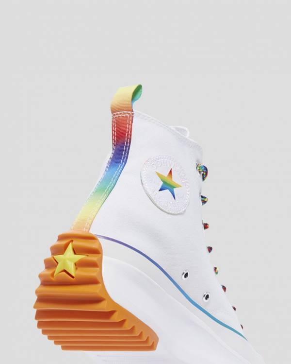 Converse Run Star Hike Pride Sneakers High Hvide | CV-140BAM