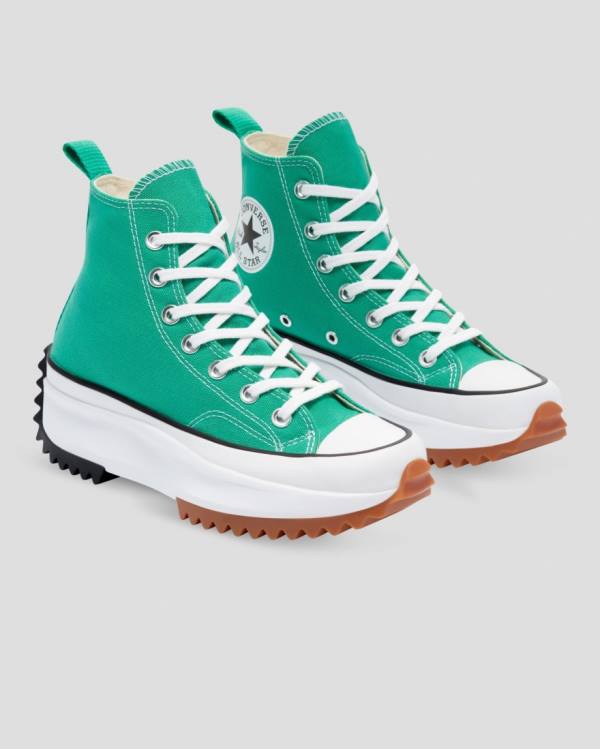 Converse Run Star Hike Seasonal Colour Sneakers High Grøn | CV-458SJM