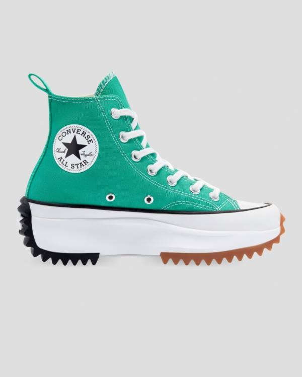 Converse Run Star Hike Seasonal Colour Sneakers High Grøn | CV-458SJM