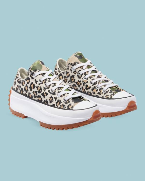 Converse Run Star Hike Wild Archive Sneakers Low Leopard | CV-658DXP