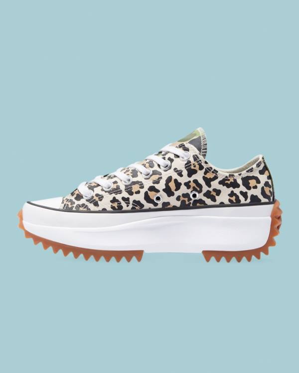 Converse Run Star Hike Wild Archive Sneakers Low Leopard | CV-732ZIF