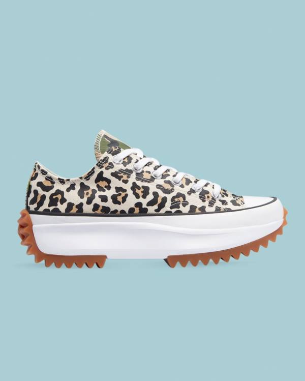 Converse Run Star Hike Wild Archive Sneakers Low Leopard | CV-732ZIF