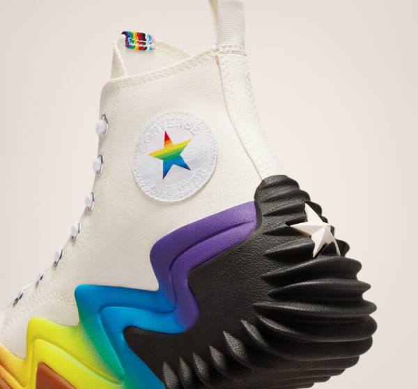 Converse Run Star Motion Platform Pride Sneakers High Lilla | CV-106TDF