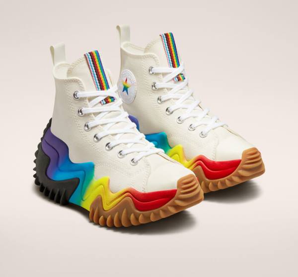 Converse Run Star Motion Platform Pride Sneakers High Lilla | CV-106TDF