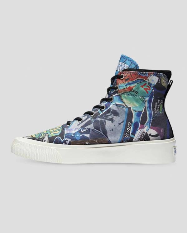 Converse Skidgrip Beat The World Sneakers High Flerfarvede | CV-236KDW