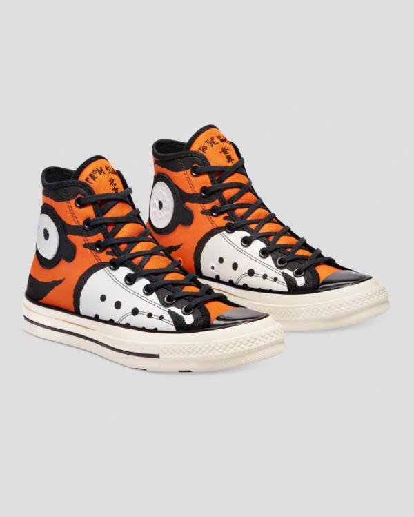 Converse Soulgoods Chuck 70 Sneakers High Orange Hvide | CV-203MPE