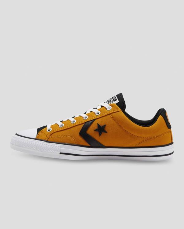 Converse Star Player Sneakers Low Gul Sort | CV-514CJK