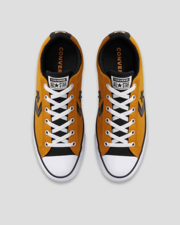 Converse Star Player Sneakers Low Gul Sort | CV-514CJK