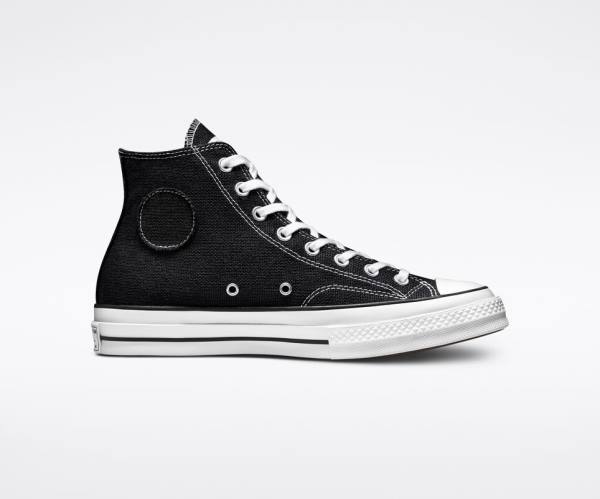 Converse Stussy Chuck 70 Sneakers High Sort Hvide | CV-014HDR